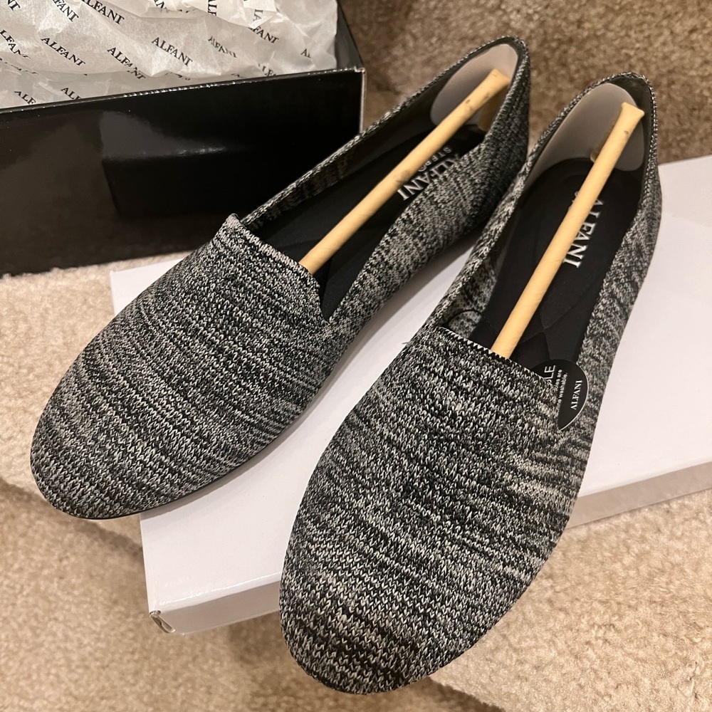 Alfani - ROBRII Heathered Grey Flats - 6M